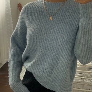 Ardene Light Blue Crew Neck Sweater